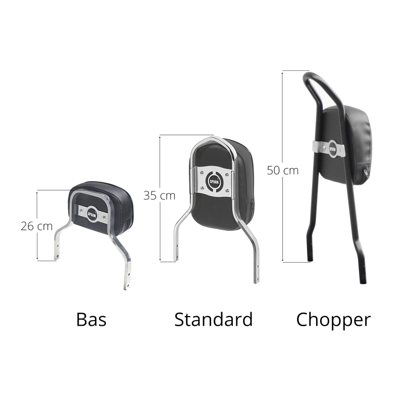 Sissy Bar HARLEY DAVIDSON DYNA Wide Glide / Fat Bob Spaan