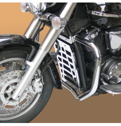 Couvre Radiateur YAMAHA 1300 MIDNIGHT STAR / V STAR / XVS Spaan - 1