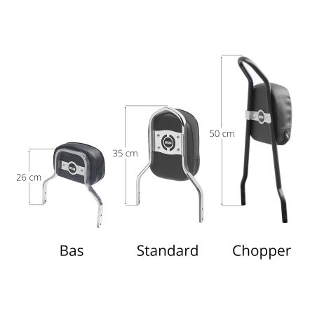Sissy Bar HYOSUNG AQUILA GV650 - GV650i - GV650PA Spaan - 2